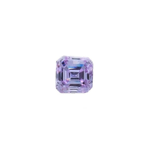 CUBIC ZIRCONIA AMETHYST LAVENDER SQUARE FACETED GEMS