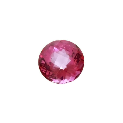 GEMSTONE TOPAZ PINK ROUND FACETED GEMS