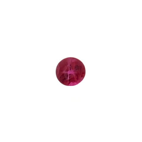 GEMSTONE RUBY ROUND FACETED GEMS