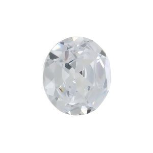 CUBIC ZIRCONIA QUARTZ CRYSTAL OVAL GIANT FACETED GEMS