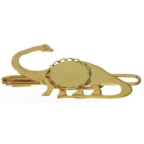 TIE SLIDE CABOCHON DINOSAUR 13 X 18 MM FINDING