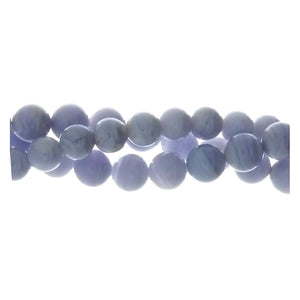 BLUE LACE ROUND 8 MM STRAND