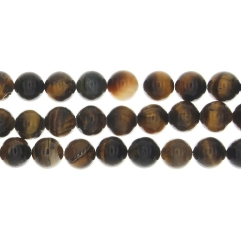 TIGER'S EYE ROUND 8 MM STRAND