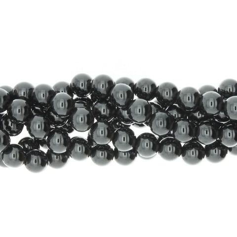 HEMATITE ROUND 6 MM STRAND