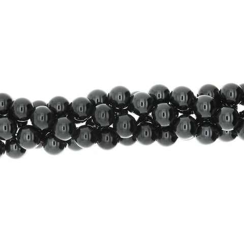 HEMATITE ROUND 8 MM STRAND