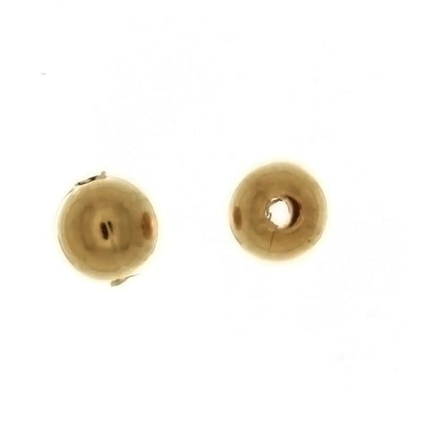 SPACER BEAD ROUND 6 MM FINDING (1 DOZ)