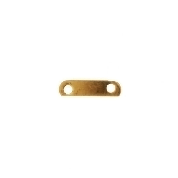 SPACER MULTI-STRAND 2-HOLE FINDING 8MM X 2MM (1 DOZ)