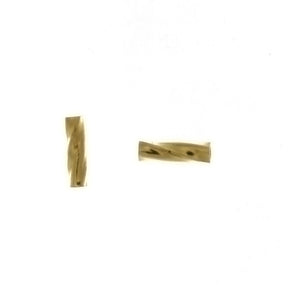 SPACER BEAD TWIST TUBE 6 MM FINDING (1 DOZ)