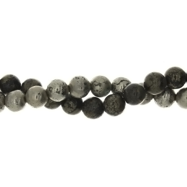 PYRITE ROUND 8 MM STRAND