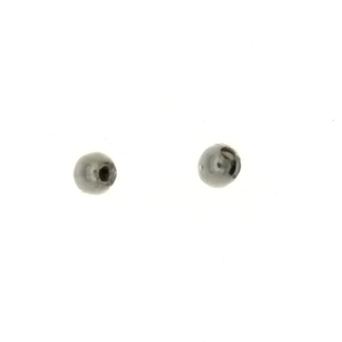 SPACER BEAD ROUND 3 MM SS FINDING (1 DOZ)