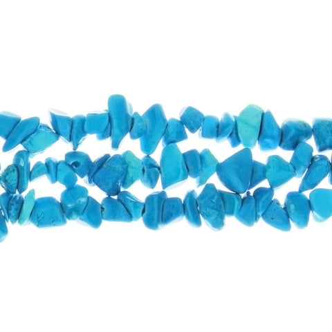 TURQUOISE MAGNESITE CHIP STRAND
