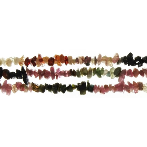 TOURMALINE WATERMELON CHIP STRAND