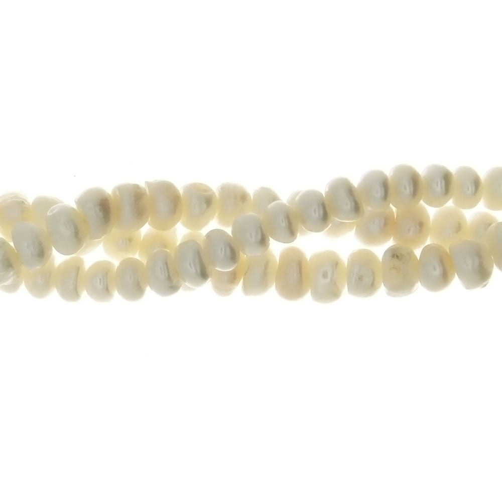 PEARL FW RONDELL 4 X 6 MM 16" STRAND