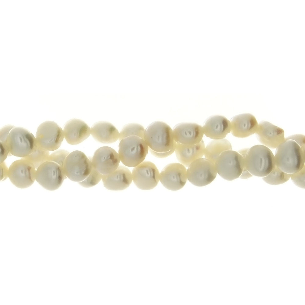 PEARL FW NUGGET 6 MM STRAND