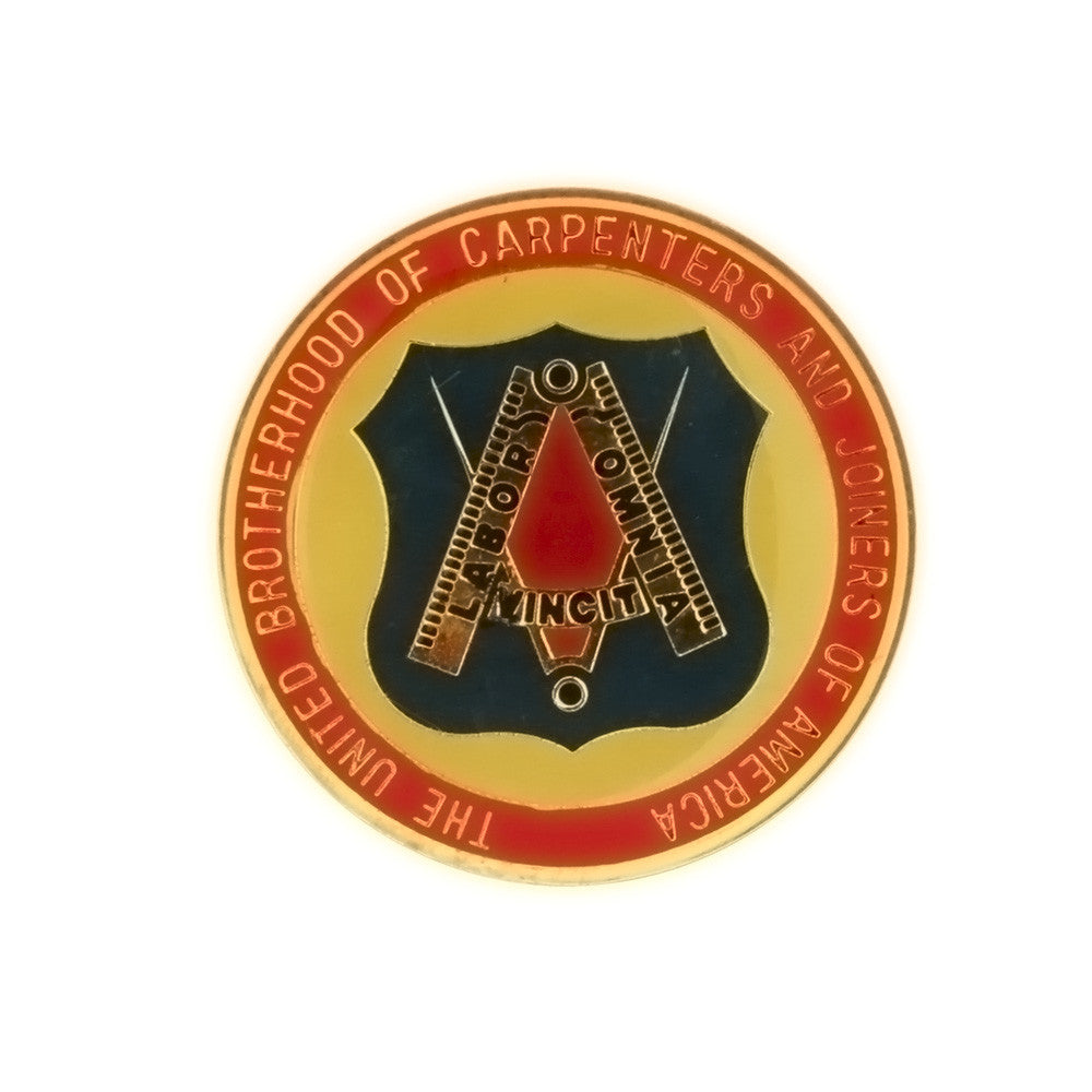ENAMEL VOCATIONAL UNITED BROTHERHOOD OF CARPENTERS INSERT