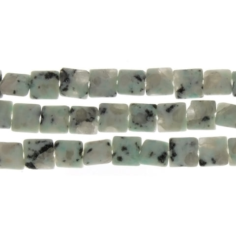 KIWI STONE WHITE SQUARE 8 MM STRAND