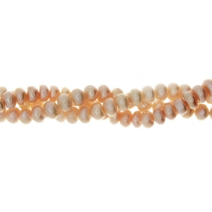 PEARL FW RONDELLE 4 X 6 MM STRAND