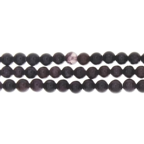 JASPER SUGILITE ROUND 6 MM STRAND