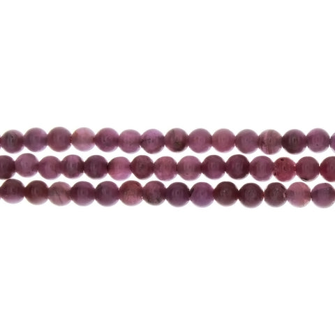 RUBY STAR ROUND 5 MM STRAND