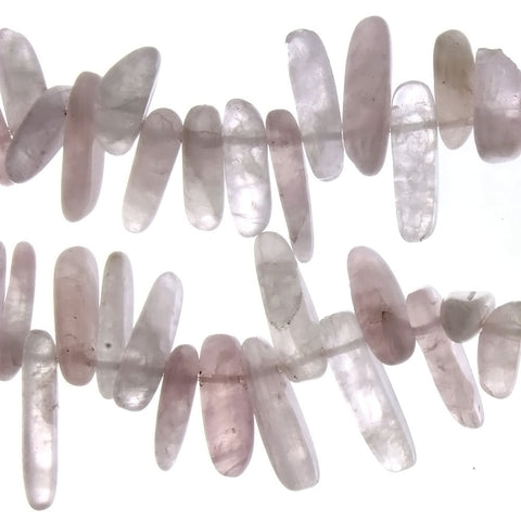 QUARTZ ROSE NEEDLE 5 X 15 MM STRAND