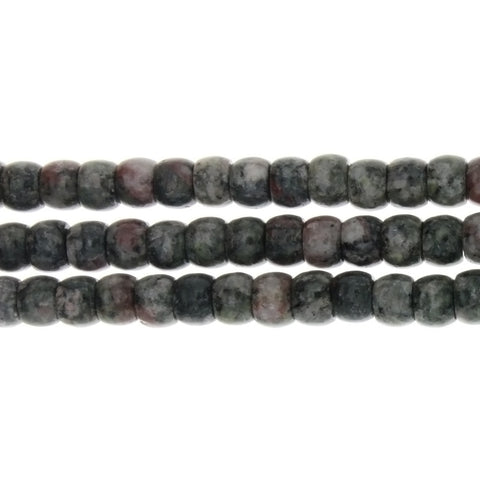 RUBY FUCHSITE DRUM 6 X 8 MM STRAND