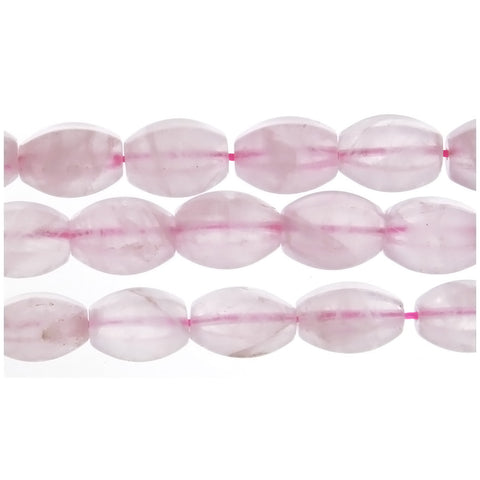 QUARTZ ROSE BARREL 10 X 14 MM STRAND