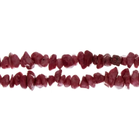 FOSSIL STONE PINK CHIP STRAND