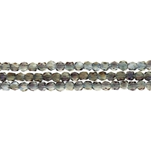 CHINESE CRYSTAL HANDCUT FACETED 4 MM STRAND
