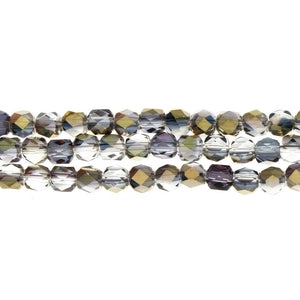 CHINESE CRYSTAL HANDCUT FACETED 6 MM STRAND