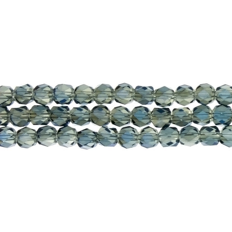 CHINESE CRYSTAL HANDCUT FACETED 6 MM STRAND