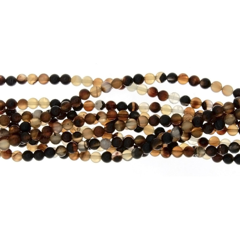 NATURAL ROUND 4 MM STRAND