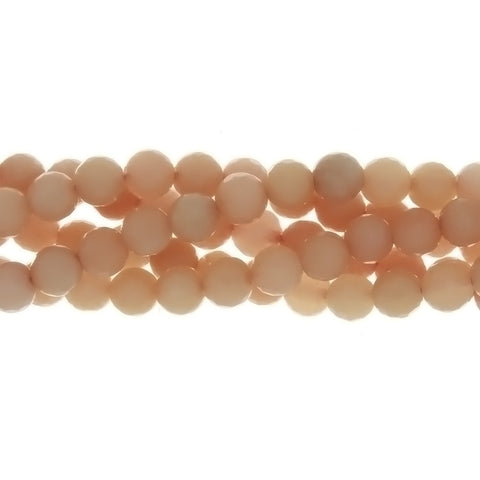 DYED ROUND FACETED 6 MM STRAND