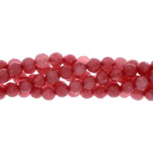 DYED ROUND FACETED 6 MM STRAND