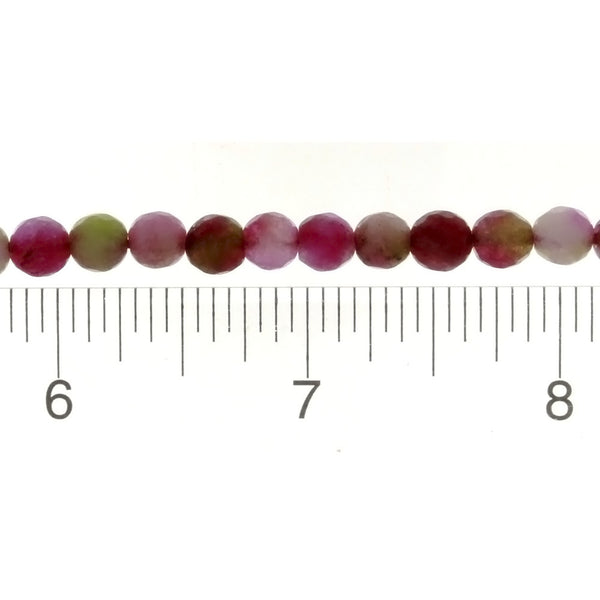 DYED ROUND FACETED 6 MM STRAND