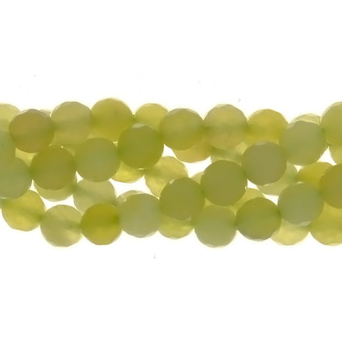 DYED ROUND FACETED 6 MM STRAND