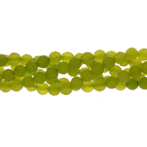 DYED ROUND FACETED 6 MM STRAND
