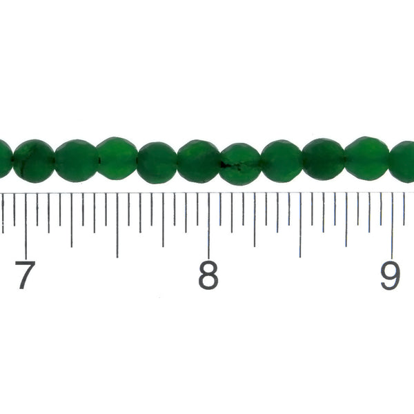 DYED ROUND FACETED 6 MM STRAND