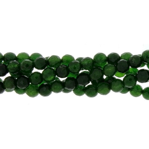 DYED ROUND FACETED 6 MM STRAND