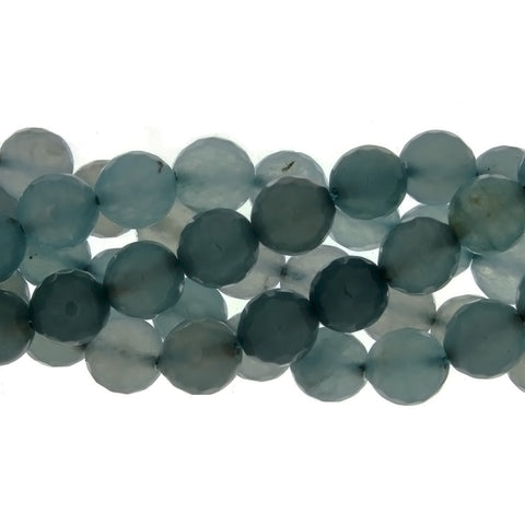 DYED ROUND FACETED 10 MM STRAND
