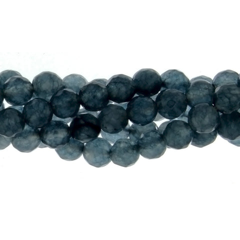 DYED ROUND FACETED 6 MM STRAND