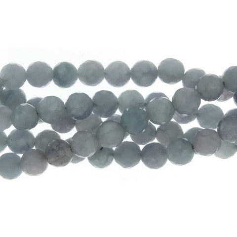 DYED ROUND FACETED 6 MM STRAND