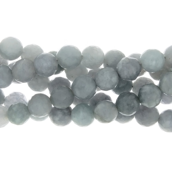 DYED ROUND FACETED 10 MM STRAND
