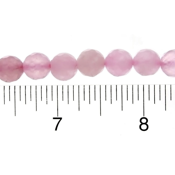 DYED ROUND FACETED 8 MM STRAND