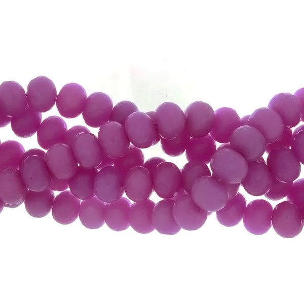 DYED RONDELLE FACETED 13 X 16 MM STRAND