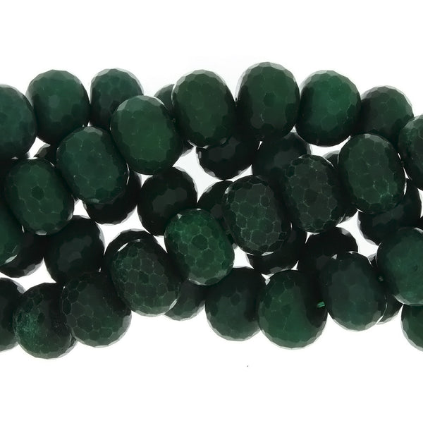 DYED RONDELLE FACETED 15 X 20 MM STRAND