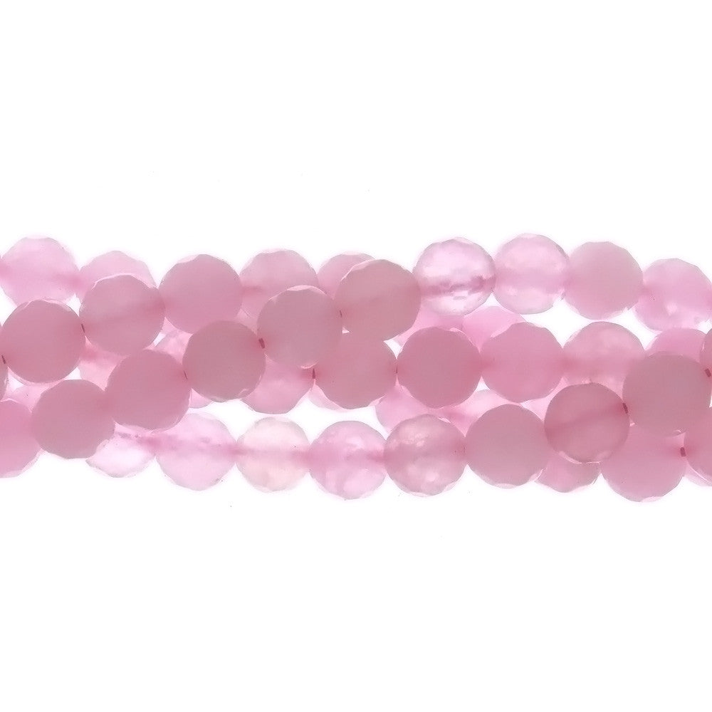 DYED ROUND FACETED 8 MM STRAND