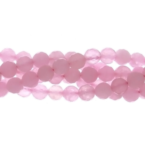 DYED ROUND FACETED 8 MM STRAND