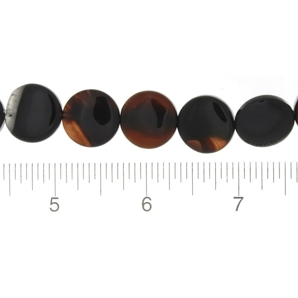 BLACK COIN 16 MM STRAND