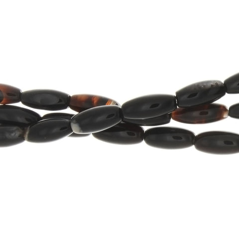 BLACK RICE 6 X 12 MM STRAND