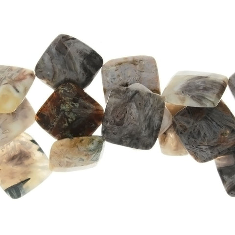 BRIOCHE DIAMOND FACETED 24 MM STRAND